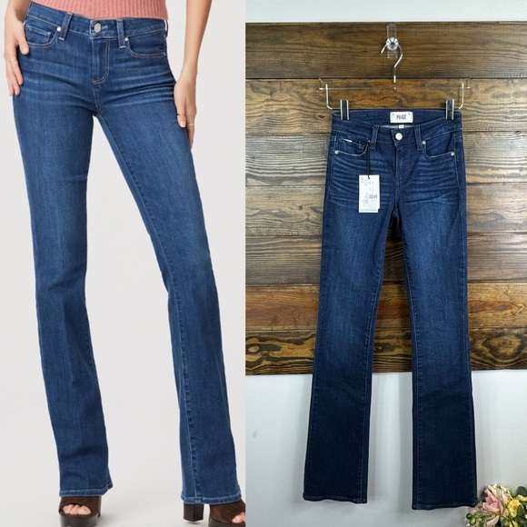 Paige Manhattan Bootcut Jeans - Picture 1 of 7